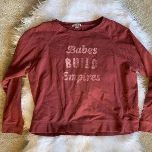 “Babes Build Empires” Crew Sweater